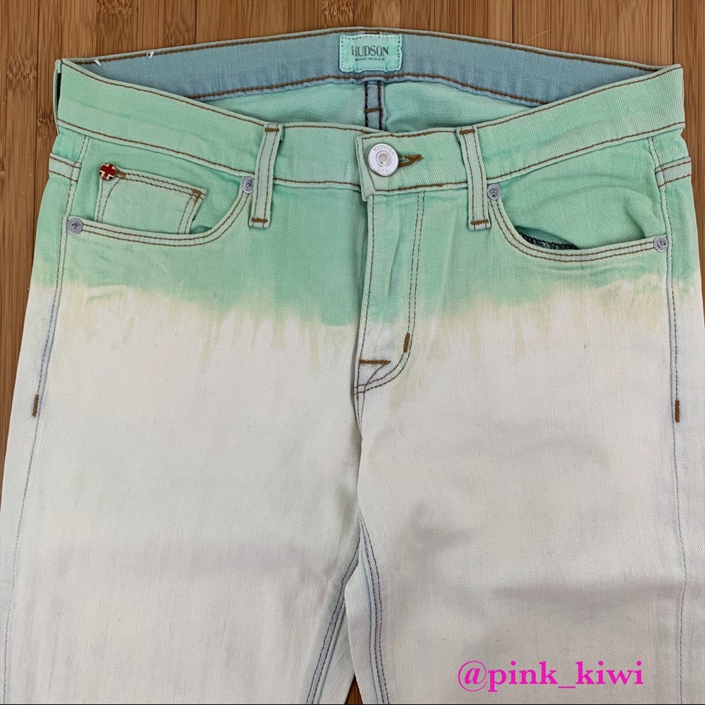 ⬇️REDUCED❗️NWOT Hudson Krista Skinny Crop Ombré Jeans - Picture 3 of 14